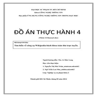 Thực hành 4 wikipedia nhom 13