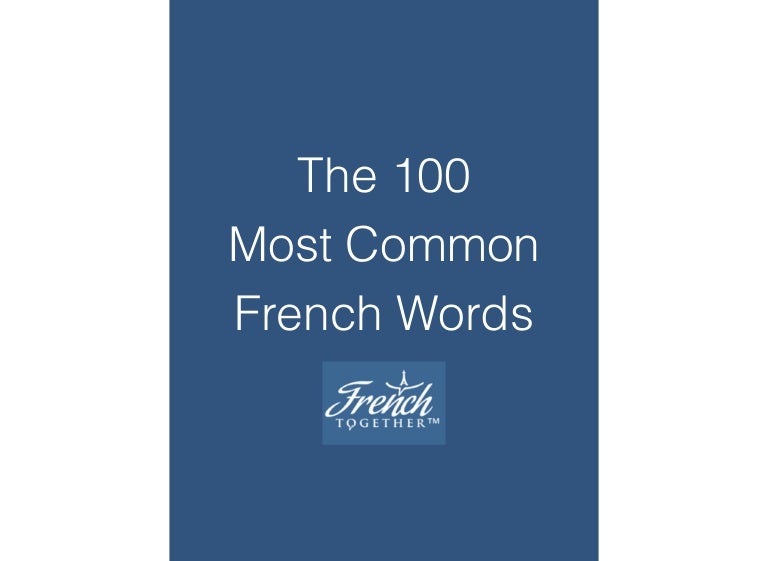 the-100-most-common-french-words-book