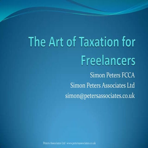 The art of taxation for freelancers