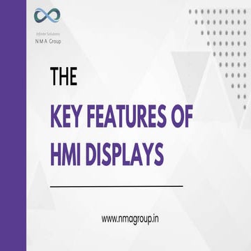 The important Key Features of HMI Displays