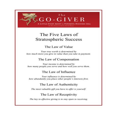 The 5 Laws of Stratospheric Success