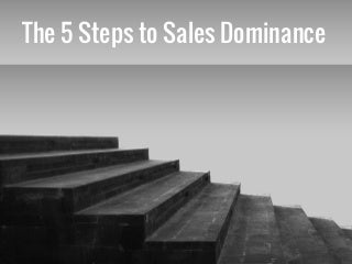 The 5 Steps to Sales Dominance 