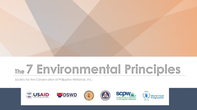 The Seven 7 Environmental Principles Pdf The Seven 7 Environmental Principles Pdf