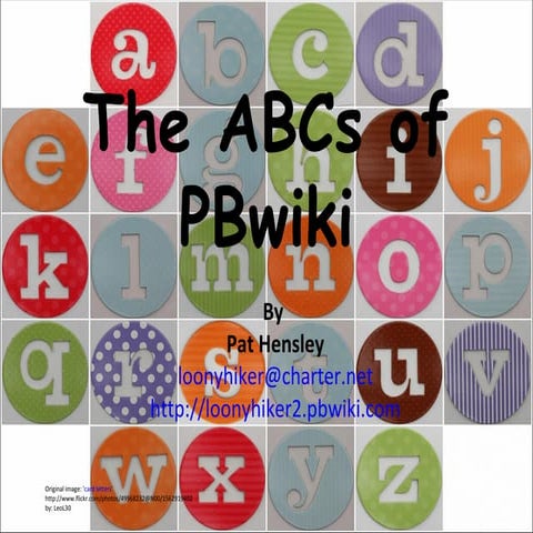 The ABCs Of PBwiki