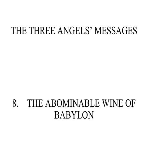 The Abominable Wine Of Babylon