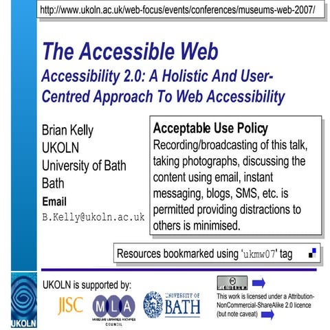 The Accessible Web