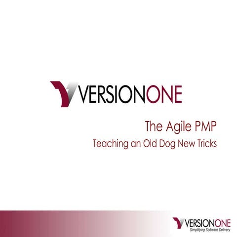 The agile pmp teaching an old dog new tricks