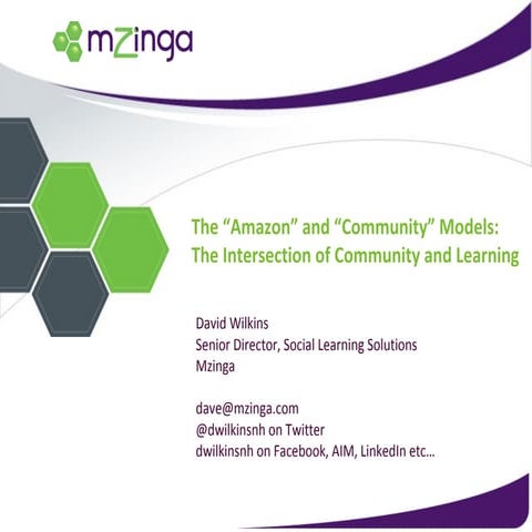 The “Amazon Model” and “Community Model” - the intersection of LMS and Learni...