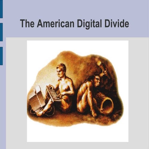 The American Digital Divide