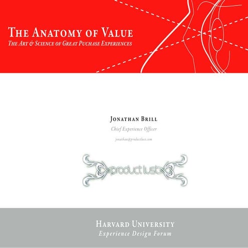The Anatomy Of Value