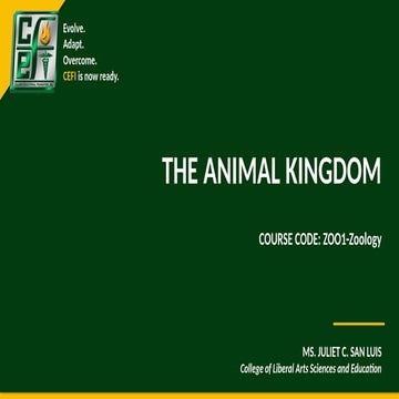 The-Animal-Kingdom (Kingdoms of Life on Earth)