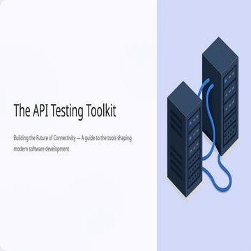 Tools for API Testing- Postman,Rest Assured (Java) | PPTX