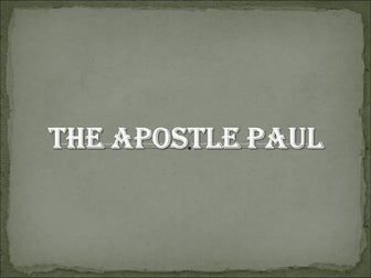 The Apostle Paul