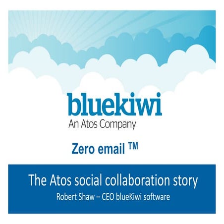The Atos Social Collaboration Story Robert Shaw