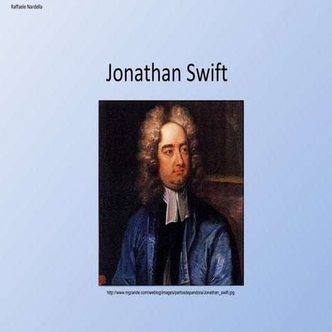 The Augustan Age Jonathan Swift