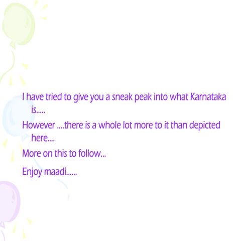 The Beauty Of Karnataka Nature