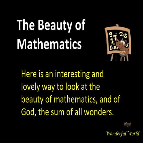 The beauty-of-mathematics