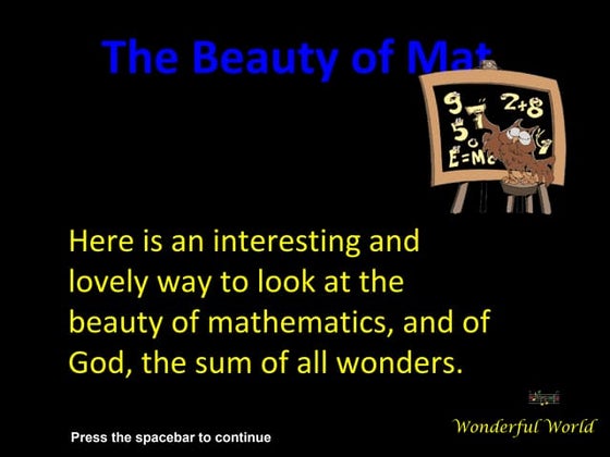 Beauty of-mathematics | PPT
