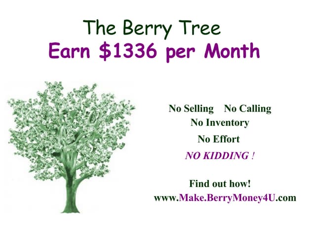 The Berry Tree - How it works