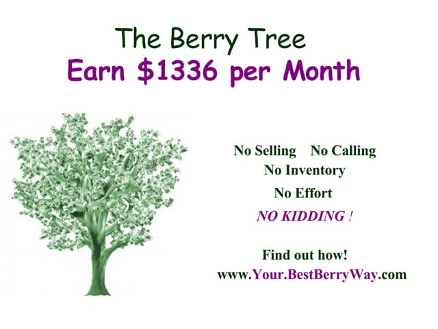 The Berry Tree - How it works