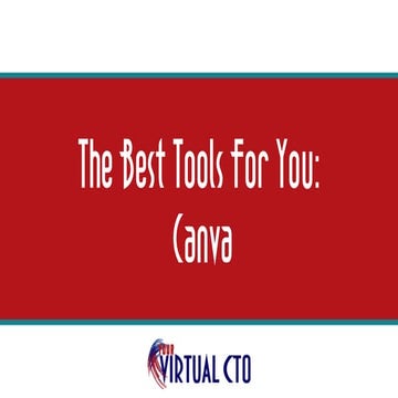 The best tools for you: canva