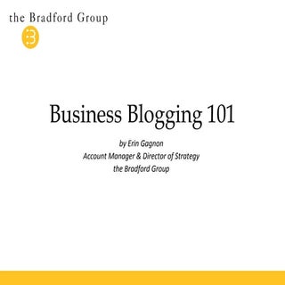 The Bradford Group Business Bloggin...