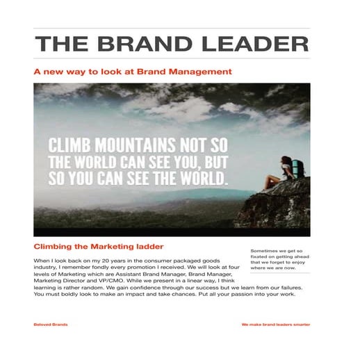Brand Management Careers
