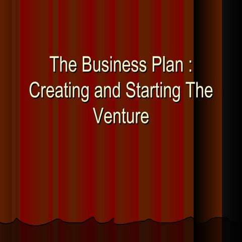 The business-plan
