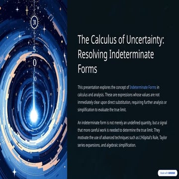The-Calculus-of-Uncertainty-Resolving-Indeterminate-Forms.ppt