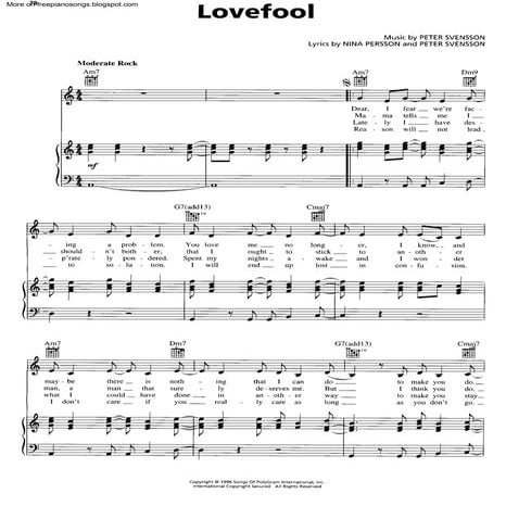 The cardigans-lovefool