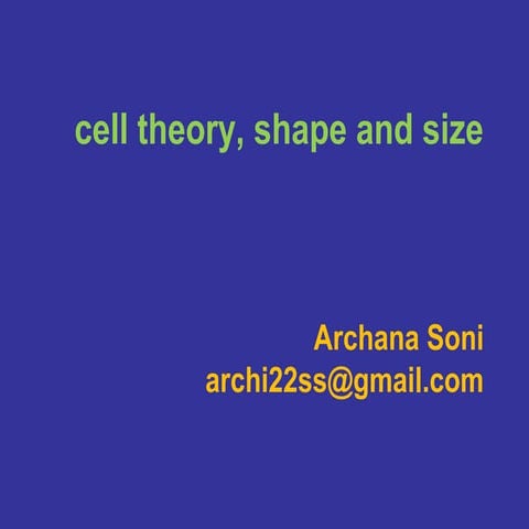 The cell-theory