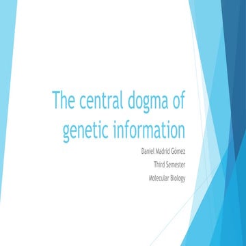 The central-dogma-oh-genetic-information | PPT