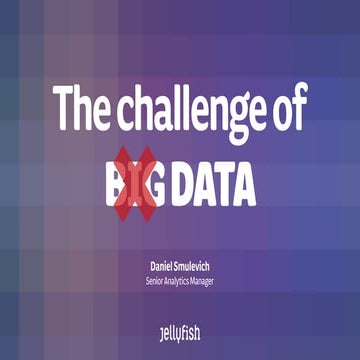 The challenge of data