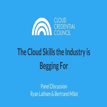 The cloud skills the industry is begging for