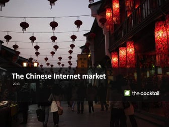 The Chinese Internet market