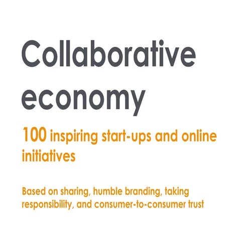 Collaborative consumption | PPTX
