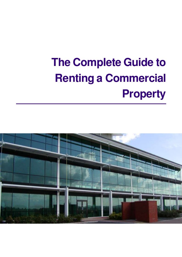 The Complete Guide to Renting a Commercial Property