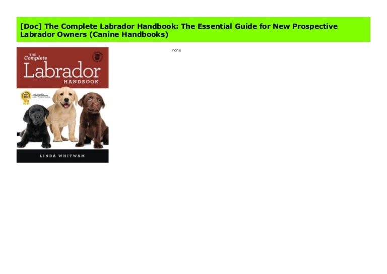 labrador handbook