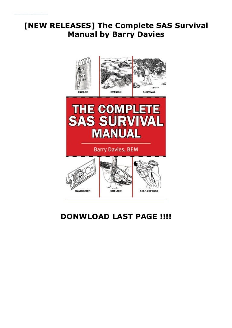 NEW RELEASES The Complete SAS Survival Manual by Barry ...
