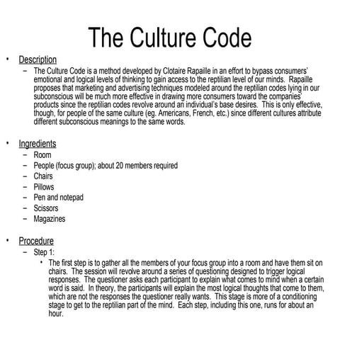 The Culture Code | PPT