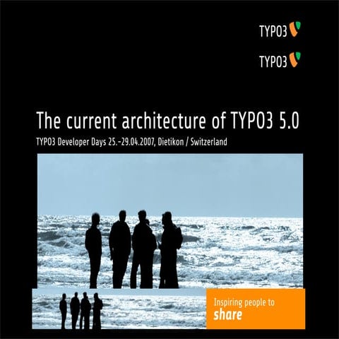The current architecture of TYPO3 5.0