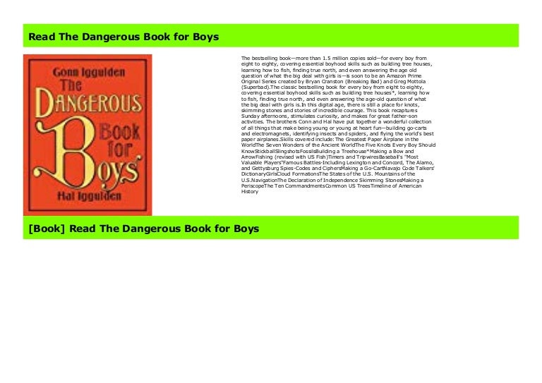 Read The Dangerous Book for Boys