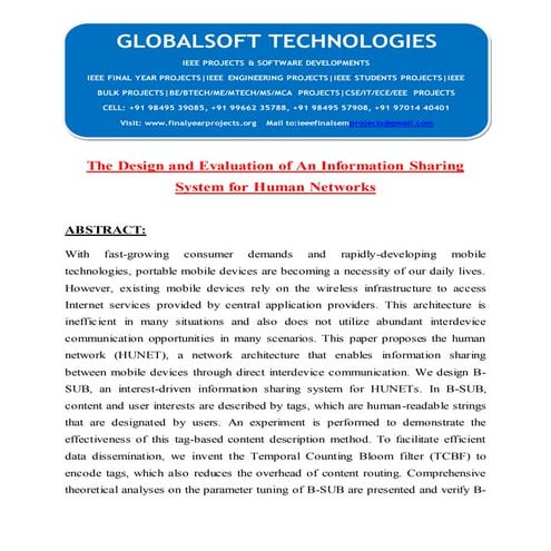 IEEE 2014 JAVA PARALLEL DISTRIBUTED PROJECTS The design-and-evaluation-of-an-...