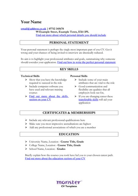 The designer-skill-based-cv