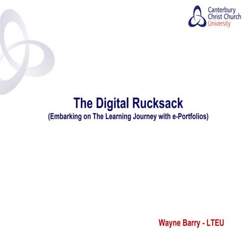 The Digital Rucksack