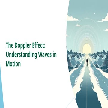 The Doppler Effect: Understanding Wave Frequency Shifts in Motion and ...
