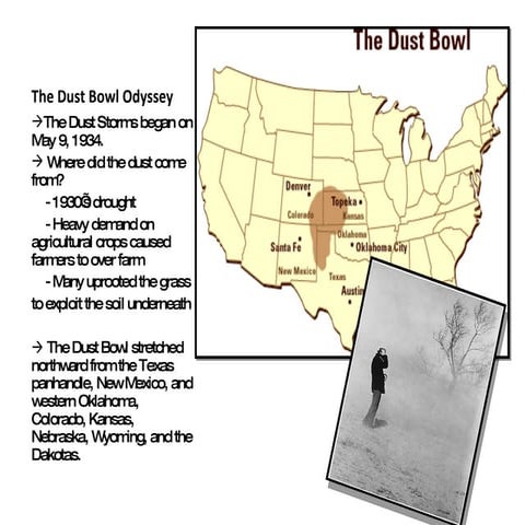 The Dust Bowl Odyssey Ppt