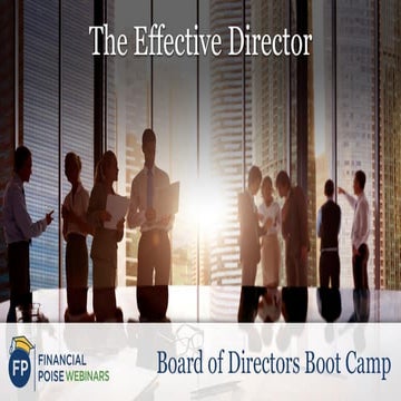 The Effective Director