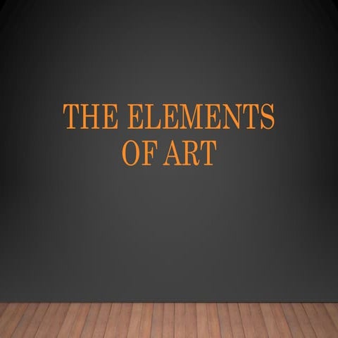 The elements-of-art