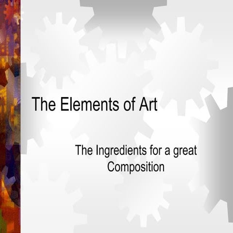 The Elements of Art